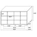 Marceline Bedroom Sets White & Black 4 & 5 Piece - California Furniture (Coachella, CA)
