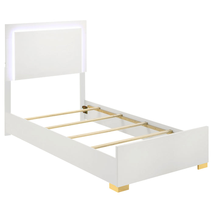 Marceline Panel Bed with LED Lighting - California Furniture (Coachella, CA)