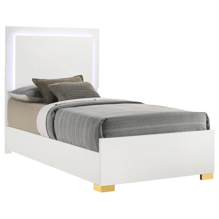 Marceline Panel Bed with LED Lighting - California Furniture (Coachella, CA)