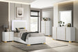 Marceline Beds White & Black Eastren King, Full, Twin, & Queen - California Furniture (Coachella, CA)