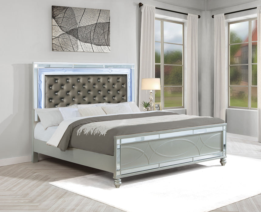 Gunnison Panel Bed with LED Lighting - California Furniture (Coachella, CA)