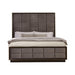 Durango California King, Eastren King, & Queen Upholstered Bed Smoked Peppercorn and Grey - California Furniture (Coachella, CA)
