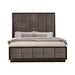 Durango California King, Eastren King, & Queen Upholstered Bed Smoked Peppercorn and Grey - California Furniture (Coachella, CA)