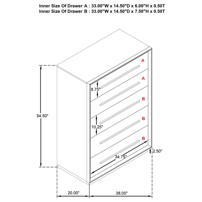 Durango Chest of Drawers - California Furniture (Coachella, CA)