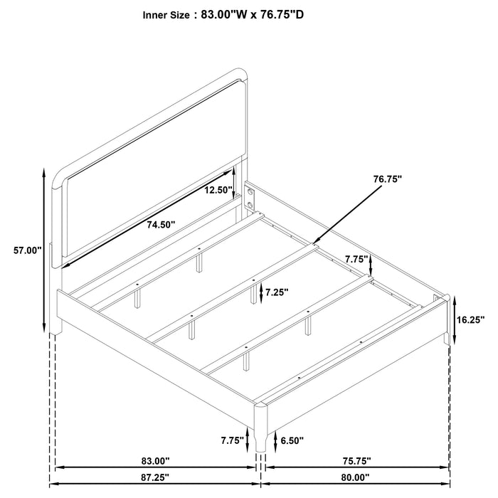 Maderia Panel Bed - California Furniture (Coachella, CA)