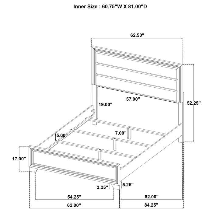 Wright California King Bed - California Furniture (Coachella, CA)