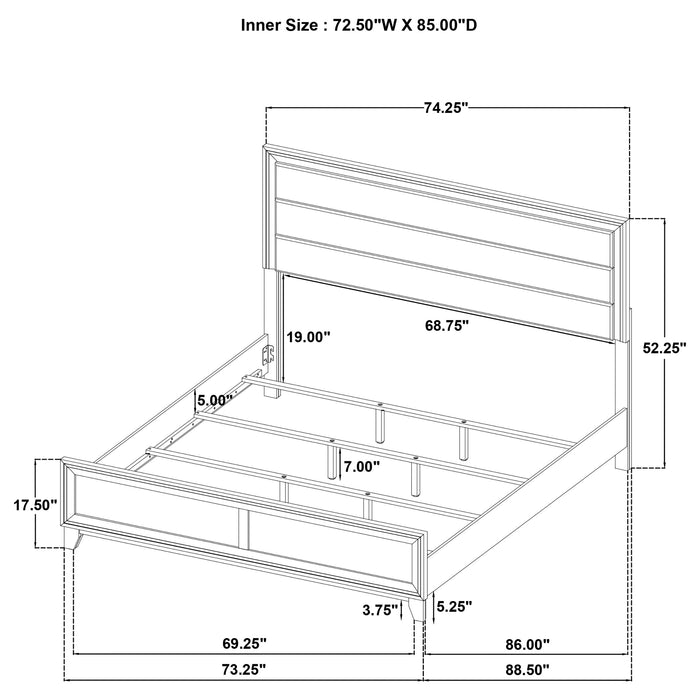 Welsley Panel Bed - California Furniture (Coachella, CA)