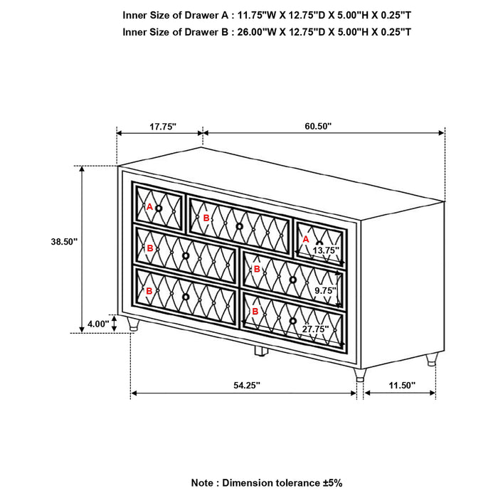 Antonella Dresser - California Furniture (Coachella, CA)