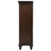Andover 6-drawer Tempered Glass Door Chest Dark Oak - California Furniture (Coachella, CA)