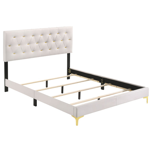 Kendall Panel Bed White - California Furniture (Coachella, CA)