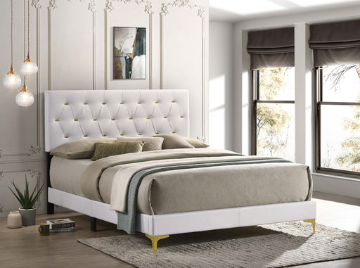 Kendall Upholstered Panel Bed - California Furniture (Coachella, CA)