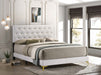 Kendall Panel Bed E.King, & Queen Black & White - California Furniture (Coachella, CA)