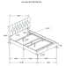 Kendall Panel Bed E.King, & Queen Black & White - California Furniture (Coachella, CA)