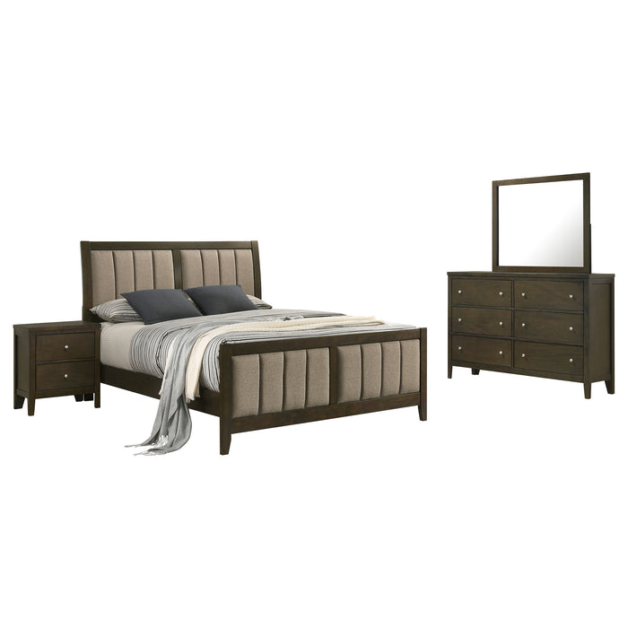 Wilkes 4 & 5 Piece E.King, Queen, Twin, & Full Bedroom Set - California Furniture (Coachella, CA)