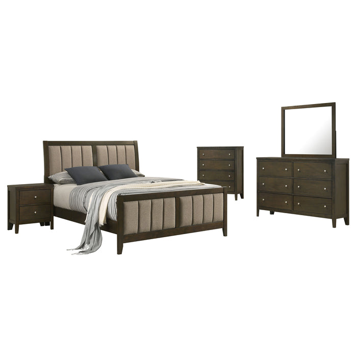 Wilkes 4 & 5 Piece E.King, Queen, Twin, & Full Bedroom Set - California Furniture (Coachella, CA)