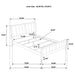 Wilkes 4 & 5 Piece E.King, Queen, Twin, & Full Bedroom Set - California Furniture (Coachella, CA)
