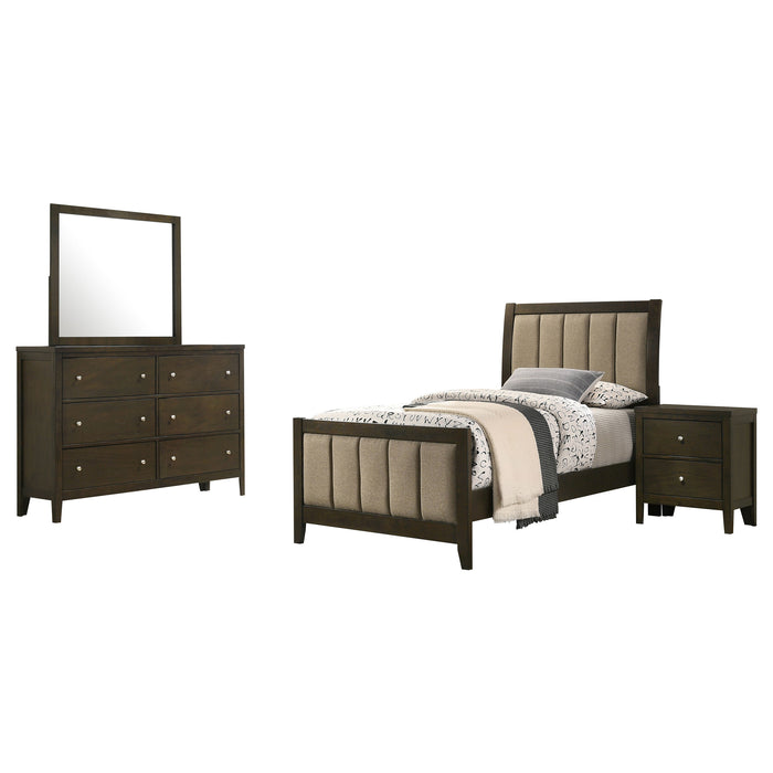 Wilkes 4 & 5 Piece E.King, Queen, Twin, & Full Bedroom Set - California Furniture (Coachella, CA)