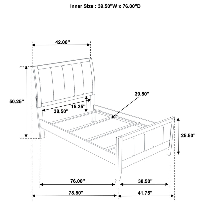 Wilkes 4 & 5 Piece E.King, Queen, Twin, & Full Bedroom Set - California Furniture (Coachella, CA)