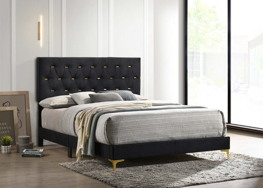 Kendall Panel Bed E.King, & Queen Black & White - California Furniture (Coachella, CA)