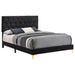 Kendall Panel Bed E.King, & Queen Black & White - California Furniture (Coachella, CA)