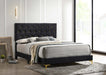 Kendall Panel Bed E.King, & Queen Black & White - California Furniture (Coachella, CA)