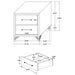 Lucia 4 & 5 Piece Bedroom Set King & Queen Beige & Grey - California Furniture (Coachella, CA)