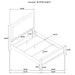 Marielle California King, E.King, & Queen Bed - California Furniture (Coachella, CA)