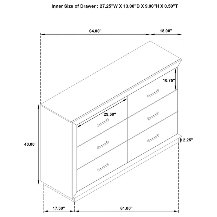 Kenora 4 & 5 Piece Bedroom Set E.King, Queen, & Cal.king - California Furniture (Coachella, CA)