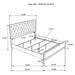 Sonora California King, E.King, & Queen Bed - California Furniture (Coachella, CA)