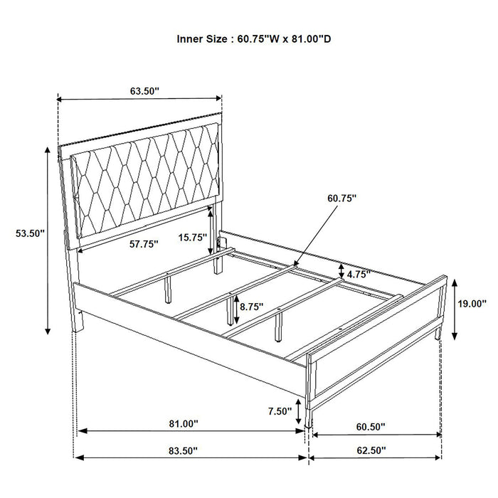 Sonora 4 & 5 Piece Bedroom Set - California Furniture (Coachella, CA)