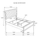 Sonora California King, E.King, & Queen Bed - California Furniture (Coachella, CA)