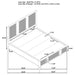 Terrace California King, E.King, & Queen Bed - California Furniture (Coachella, CA)
