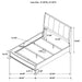 Granada 4 & 5 Piece Bedroom Set E.King, Cal.King & Queen - California Furniture (Coachella, CA)