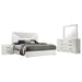 Ives 4 & 5 Piece Bedroom Set E.king & Queen White & Grey - California Furniture (Coachella, CA)