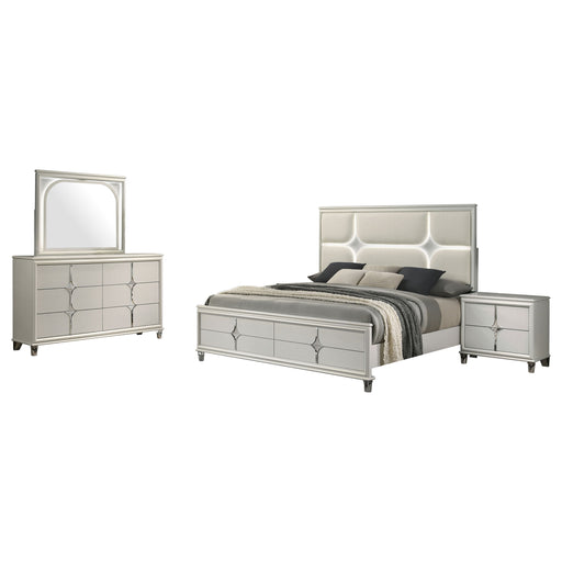 Olivia 4 & 5 Piece Bedroom Set E.King, Queen, & Cal.King - California Furniture (Coachella, CA)