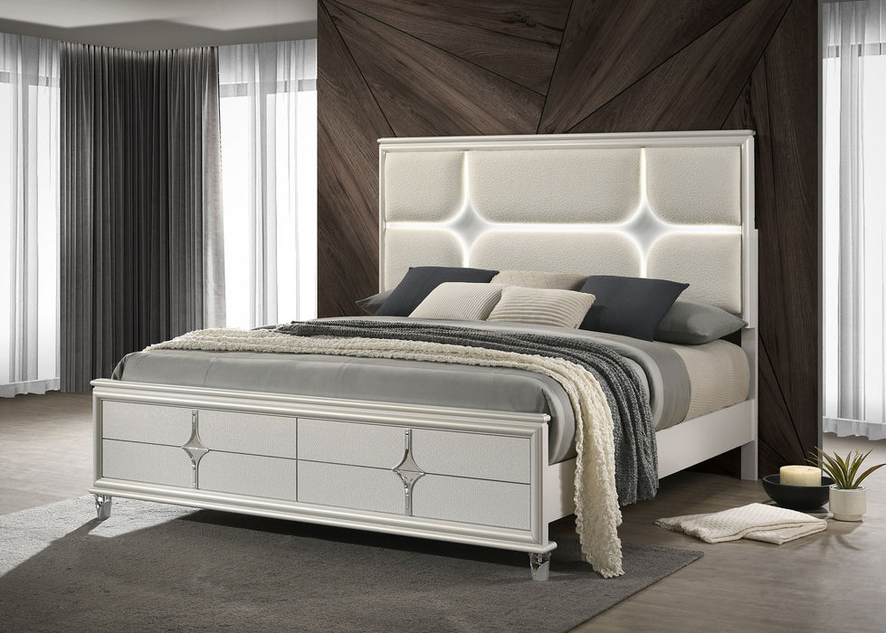 Olivia California King, E.King, & Queen Bed - California Furniture (Coachella, CA)