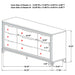 Marmore 4 & 5 Pc E.king, Cal.king, & Queen Bedroom Set - California Furniture (Coachella, CA)