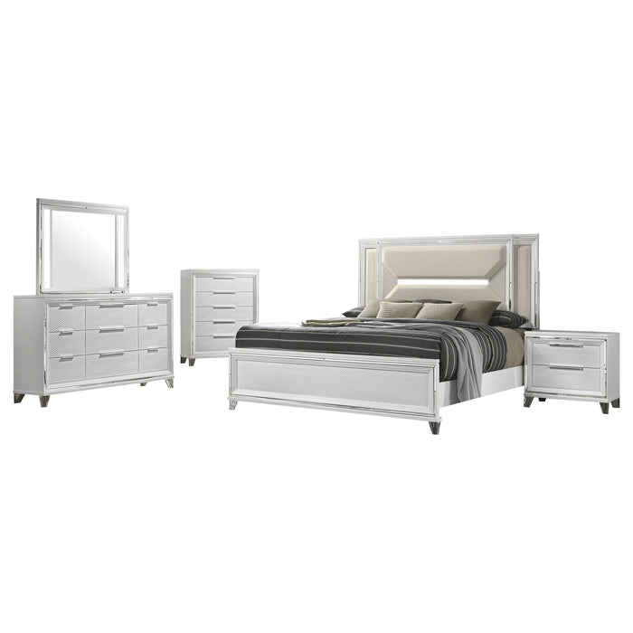 Marmore 4 & 5 Pc E.king, Cal.king, & Queen Bedroom Set - California Furniture (Coachella, CA)