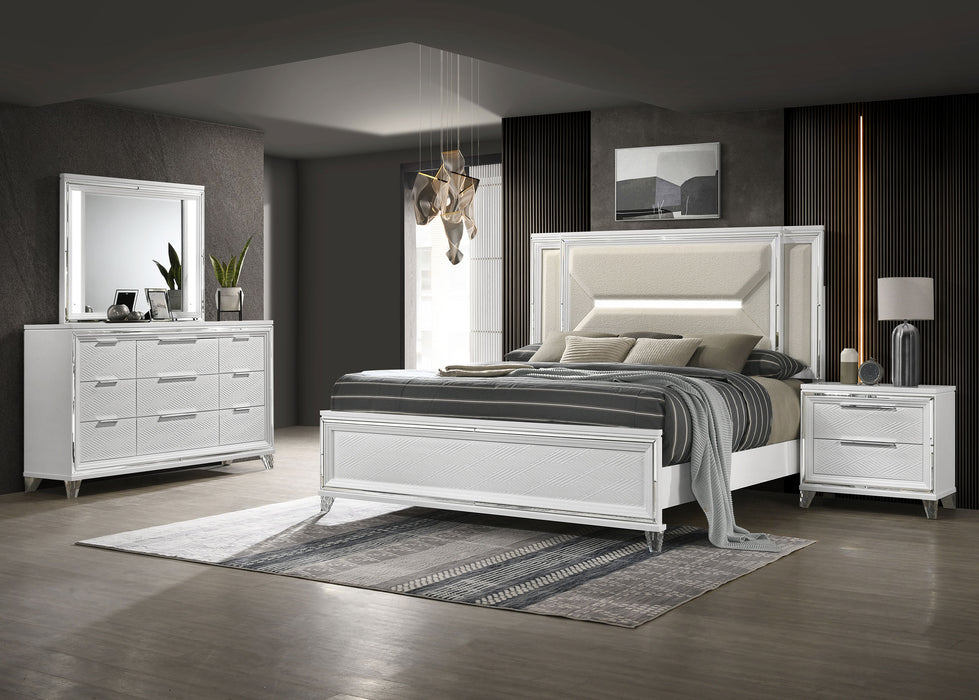 Marmore 4 & 5 Pc E.king, Cal.king, & Queen Bedroom Set - California Furniture (Coachella, CA)