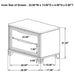 Marmore 4 & 5 Pc E.king, Cal.king, & Queen Bedroom Set - California Furniture (Coachella, CA)