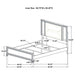 Marmore 4 & 5 Pc E.king, Cal.king, & Queen Bedroom Set - California Furniture (Coachella, CA)