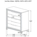 Marmore 4 & 5 Pc E.king, Cal.king, & Queen Bedroom Set - California Furniture (Coachella, CA)