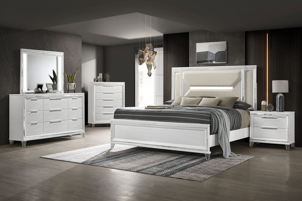 Marmore California King, E.King, & Queen Bed - California Furniture (Coachella, CA)