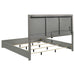 Ives 4 & 5 Piece Bedroom Set E.king & Queen White & Grey - California Furniture (Coachella, CA)