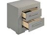 Ives 4 & 5 Piece Bedroom Set E.king & Queen White & Grey - California Furniture (Coachella, CA)