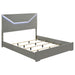 Ives 4 & 5 Piece Bedroom Set E.king & Queen White & Grey - California Furniture (Coachella, CA)
