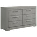 Ives 4 & 5 Piece Bedroom Set E.king & Queen White & Grey - California Furniture (Coachella, CA)