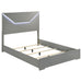Ives 4 & 5 Piece Bedroom Set E.king & Queen White & Grey - California Furniture (Coachella, CA)