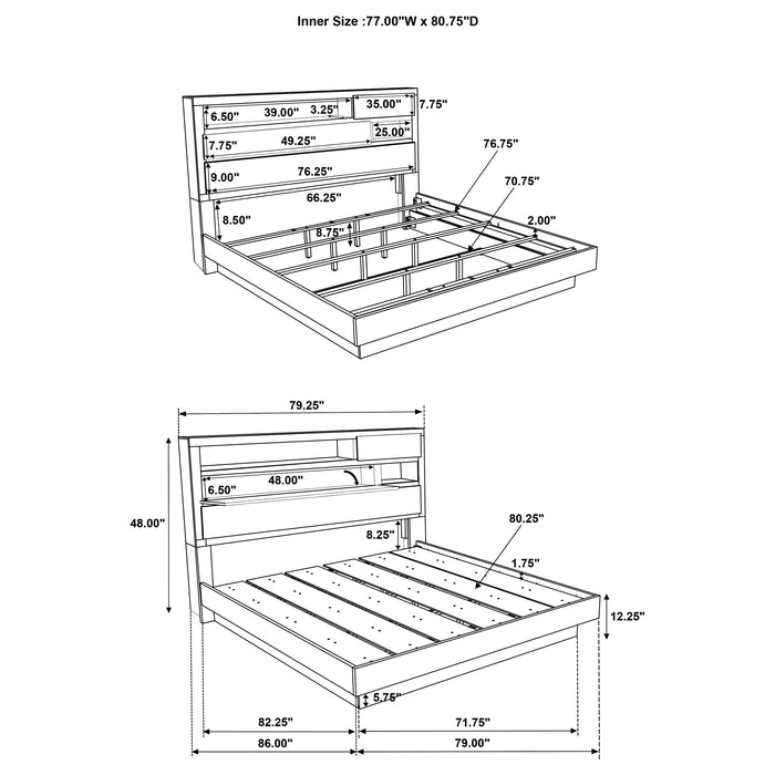 Fenwick 4 & 5 Piece Bedroom Set - California Furniture (Coachella, CA)