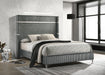 Lucia Eastern King & Queen Bed Beige & Grey - California Furniture (Coachella, CA)
